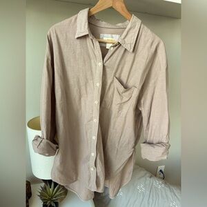 Anthropologie Maeve Bennett linen shirt